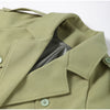 Casual Solid Long Women Coat Urban Full Sleeve Belt Double Breasted Female Jacket Autumn Winter Chic Lady Streetwear