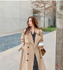 Trench Coat Women Double-Breasted Trenchcoat Lace Female Autumn Casual Coats Windbreaker Outwear Raincoat Streetwear