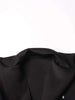 Temperament Spliced Diamonds Dress For Women Lapel Long Sleeve High Waist Patchwork Sequins Chic Dresses Female