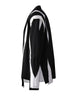 Women Black Irregular Color-block Big Size Blazer Lapel Long Sleeve Jacket Tide Spring Autumn 1DF308001
