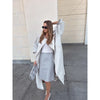 Lady Oversized Long Trench Women Coat Stand Collar Single Breasted Loose Wide Sleeve Casual Coats Autumn Winter Chic Jackets