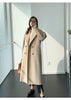 101801 Women Coat Winter Women's Jacket 10% Cashmere 90% Wool Classic Camel Wool Coat