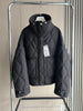 Quilted coat for women Quilted Jacket With Ties beige drawstring high neck pocket clip cotton jacket for women