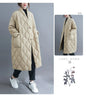 Winter Women Long Jacket Femmes Quilted Warm Lightweight Down Cotton Coat Loose Oversize Parkas Padded Female Outerwear