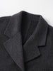 100% Pure Wool Short Coat Women Woolen Jacket Cropped Warm Relaxed Fit Chic Office Commuter Winter Outerwear
