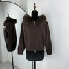 Slim Knit Cardigan Hoodies Women Autumn Solid Long Sleeve Sweater Coats Winter Street Vintage Basic Hoodie
