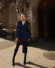 Women Elegant Striped Blazer Top Scarf Lace Up Patchwork Blazers Female Street Casual Commuting Jackets Coats