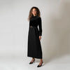 AW26 Women Velvet Patchwork Dress Elegant Lady Maxi Dress