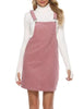 Women's Suspender Skirt Corduroy Spring and Autumn Pocket Strap Adjustable Casual Strap Short Dress