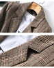 Spring Autumn Plaid Women Blazer Long Sleeve Business Work Wear Ladies Suits Casual Jacket Woman Tops