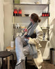 Sequin Loose Pants Two Piece Sets Women Patchwork Long Sleeve Shirt And Trouser Female Elegant Long Pants 2 Piece Sets