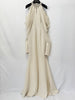 wedding socialite long dress, evening gown, women's dress, celebrity studded diamond long sleeve party dress