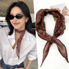 Paisley Print Tie-Dye Triangular Scarf Headcloth Women Lightweight Neckerchief All-Matching Scarfs Jeans Belt