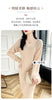 100% Merino Wool Women Long Dress Sweater V-Neck Pullover Long Dress Versatile Cashmere Knitwear Bottoming Clothing