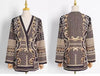 Beaded V-neck Blazers for Women Streetwear Suit Jacket Coat Outerwear Female Clothing