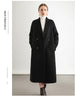 Women 100% Wool Peak Lapel Overcoat Belt Double-Breasted Autumn Winter Long Jacket Trench Coat Ladies Female Clothing #19