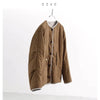 Reversible Short Padded Jacket for Petite Women, Casual Loose-Fitting Thick Cotton Coat with Color-Blocking Design for Women in Winter