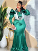 Plus Size Evening Dresses for Women African Gown Elegant Muslim Wedding Party Long Dress Ankara Ladies Clothing Outfits