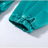 Loose Glossy Satin Solid Sports Jacket Pants Sets Women Stand Zipper Long Sleeve Coats Drawstring Wide Leg Pant Spring Suit