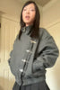Single Breasted Buckle Zipper Design Versatile Jacket Lady Elegant Tops Spring Loose Casual Stand Collar Street Coat