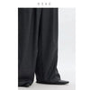 Naples Wide-Leg Pants Women's Wool Trousers Casual Suit Pants Spring and Autumn