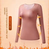 Seamless Thermal Underwear Women Sexy Ladies Autumn Winter Bottoming Shirt Trousers Female Single Layer Thermal Shaping Clothes