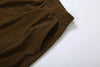 Y2K Casual Wide-Leg Pants Women Autumn Loose Simple Basic Pocket High Waist Trousers Corduroy Streetwear Long Bottoms