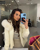 Slim Knit Cardigan Hoodies Women Autumn Solid Long Sleeve Sweater Coats Winter Street Vintage Basic Hoodie