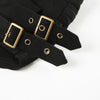Punk Style Metal Buckle Ultrashort Pants Mall Goth Low Waist Skinny Shorts Cyber Y2K Streetwear Women Alt Pants