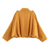 Women Suede Textured Jacket Long Sleeve Lapel Collar Loose Coats Casual Female Outerwear Chic Tops