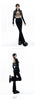 Women Jeans Cotton Denim Flared Pants Elastic Force Vintage Streetwear High Waist Slim Mom Harajuku Trousers Plus Length