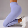 Women's Seamless Knit High Waist Yoga Leggings, Butt Lifting Slim Fit Sports Pants for Running & Fitness Training