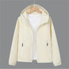Thin Trench Coat Women Spring Autumn Double Hooded Windbreaker Wind-Proof Waterproof Sports Outwear Female Joker Top