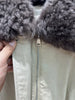 Women Winter Warm Natural Lamb Sheep Fur Collar Goose Down Jackets Thick Coat Outwear Female Puffer Jackets