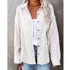 Winter Clothes Women Corduroy Long Sleeve Casual Shirt Button Women Coat Overshirt Loose Comfortable Coat Female