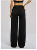 Casual Wide Leg Pants Yoga Pants Women Crossed Waist Loose Pants for Outdoor Workout Running and Sports Wide Leg Pants
