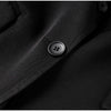 Office Lady Blazer Jacket Shoulder Pad Long Sleeve Lapel Female Coat Spring Button Pocket Lady Commuting Outwear