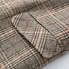Autumn Vintage Single Breasted Office Plaid Blazer Ladies Long Sleeve Korean Loose Suit Jacket Women Blazers Female