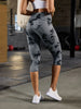 Women's High Waisted Capri Pants Soft Tummy Control No See Through Workout Yoga Running Athletic Push Up Gym Leggings