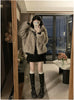 Double Sided Winter Coat Women Clothing Imitation Mink Fur Fur Hooded Cotton Jacket Female Warm Plush Cotton-padded Outerwea