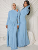 Ruched Elegant Maxi Dress Women Daily Casual Skinny Full Sleeve Solid Gown Midnight Prom Party Long Bodycon