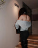 Knitwear 2 Piece-Set Female Vest Ribbed Turtleneck And Casual Patchwork Cover up Outfits Women's Knit Pullover Top