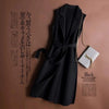 Western Style Woolen Vest Mid-length Vest Waistcoat Autumn Winter Small Korean Version Loose Spring Autumn Coat Women W