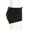 Punk Style Metal Buckle Ultrashort Pants Mall Goth Low Waist Skinny Shorts Cyber Y2K Streetwear Women Alt Pants