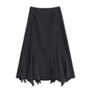 Women Woolen Blazer Coat Loose Casual Office Ladies Suit Jacket Striped Fish Tail Skirt Set Autumn Winter
