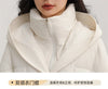Women's Down Cotton Jacket Korean Version Versatile Lady Cotton Padded Outerwear Slim Temperament Ladies Winter Parka Coat