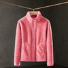Fleece Women'S Outdoor Clothing Versatile Winter Leisure Sports Thickening Double-Sided Warm Coat Female Jacket