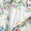 Thicken Women Puffer Jacket Oversize Stand Up Collar Zipper Floral Print Warm Cotton Filled Coat Autumn Winter