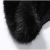Street Faux Fur Lace Spliced Women's Jacket Black Slim Waist Lapel Long Sleeve Sexy Jackets Y2K Autumn Lady Coats
