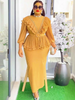 Elegant African Dresses For Women Autumn Outfits Wedding Party Long Dress Plus Size Evening Gown Ladies Clothing